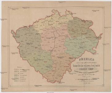 Přehled rozlohy krajin, podle kterých pořádají se hospodářské výstavy krajinské v Království českém