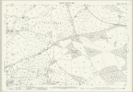 Cornwall LXIX.8 (includes: Crowan; Gwinear Gwithian) - 25 Inch Map