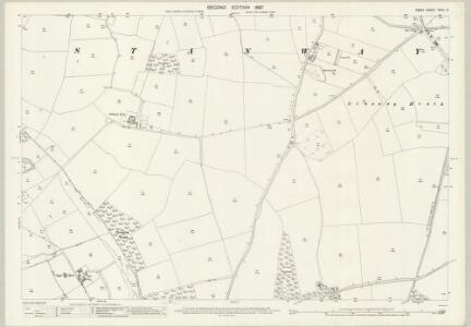 Essex (1st Ed/Rev 1862-96) XXVII.14 (includes: Stanway) - 25 Inch Map