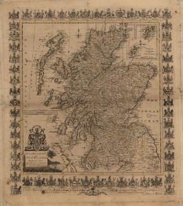 A new and accurate map of Scotland divided into shires from the most authentick surveys.