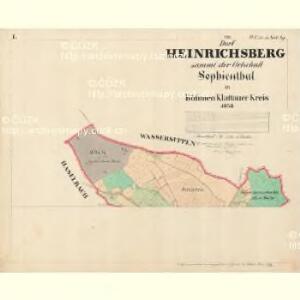 Heinrichsberg - c0873-2-001 - Kaiserpflichtexemplar der Landkarten des stabilen Katasters