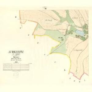 Audernitz (Audrnic) - c8172-1-002 - Kaiserpflichtexemplar der Landkarten des stabilen Katasters