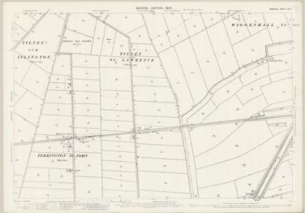Norfolk LVI.3 (includes: Marshland St James; Tilney St Lawrence; Wiggenhall St Mary Magdalen) - 25 Inch Map