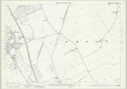 Cambridgeshire LIX.8 (includes: Great Chesterford; Hinxton; Ickleton) - 25 Inch Map