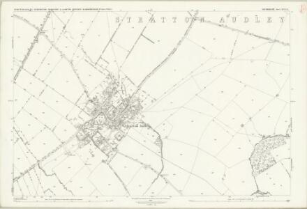 Oxfordshire XVII.15 (includes: Fringford; Godington; Launton; Stratton Audley) - 25 Inch Map