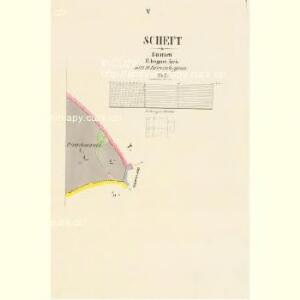 Scheft - c2289-2-004 - Kaiserpflichtexemplar der Landkarten des stabilen Katasters