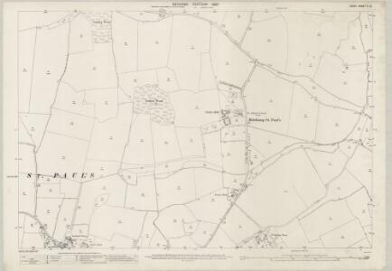 Essex (1st Ed/Rev 1862-96) V.12 (includes: Belchamp Otten; Belchamp St Paul; Pentlow) - 25 Inch Map