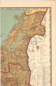 Norgesavdelingen 227-4: Vægkart over Norge - sydlige blad