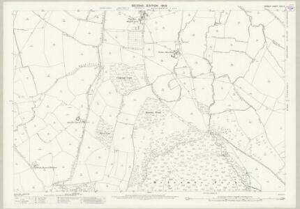 Dorset XXIII.9 (includes: Hilton; Mappowder; Melcombe Horsey; Piddletrenthide; Stoke Wake) - 25 Inch Map