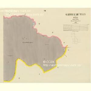 Gabrielahütten - c1701-1-006 - Kaiserpflichtexemplar der Landkarten des stabilen Katasters