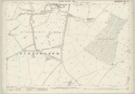 Northamptonshire LIX.16 (includes: Biddlesden; Shalstone; Syresham; Whitfield) - 25 Inch Map