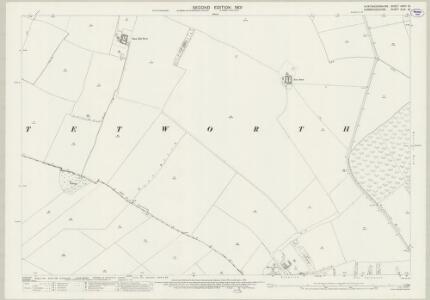 Huntingdonshire XXVII.12 (includes: Gamlingay; Tetworth; Waresley) - 25 Inch Map
