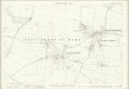 Somerset LXXXVIII.3 (includes: Kingstone; Seavington St Mary; Seavington St Michael; Whitelackington) - 25 Inch Map