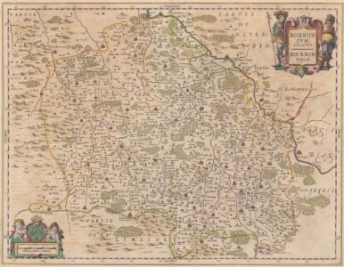 Borbonium, Ducatus. Bourbonnois. [Karte], in: Novus atlas absolutissimus, Bd. 4, S. 197.