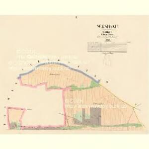 Wesigau - c0153-1-001 - Kaiserpflichtexemplar der Landkarten des stabilen Katasters