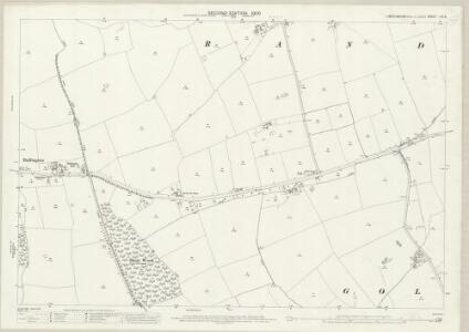 Lincolnshire LXII.8 (includes: Bullington; Goltho; Newball; Rand) - 25 Inch Map