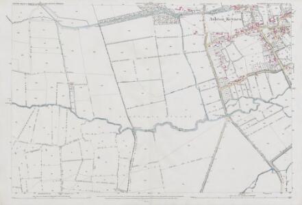 Wiltshire IV.15 (includes: Ashton Keynes; Leigh; Minety; Somerford Keynes) - 25 Inch Map