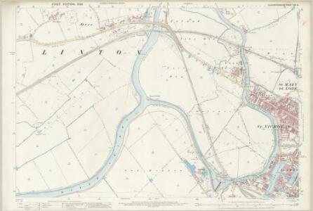 Gloucestershire XXV.14 (includes: Gloucester; Hempsted; Highnam; Longford; Maisemore) - 25 Inch Map
