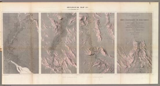 Geological Map ... Rio Colorado of the West.