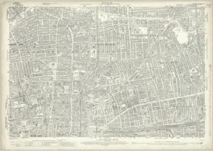 London (1915- Numbered sheets) V.7 (includes: Bethnal Green; Shoreditch; Stepney) - 25 Inch Map