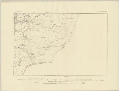 Montgomeryshire XLVIII.SW - OS Six-Inch Map