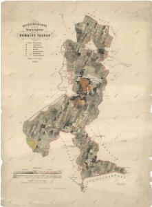 Lesní přehledová mapa velkostatku Tachov