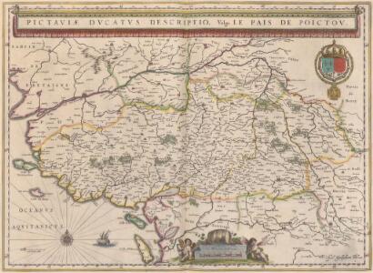 Pictaviae Ducatus Descriptio, Vulgo Le Pais De Poictou. [Karte], in: Theatrum orbis terrarum, sive, Atlas novus, Bd. 2, S. 116.