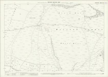 Devon XVI.9 (includes: Molland) - 25 Inch Map