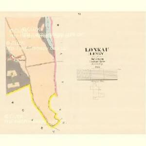 Lonkau (Lenky) - m1626-1-006 - Kaiserpflichtexemplar der Landkarten des stabilen Katasters