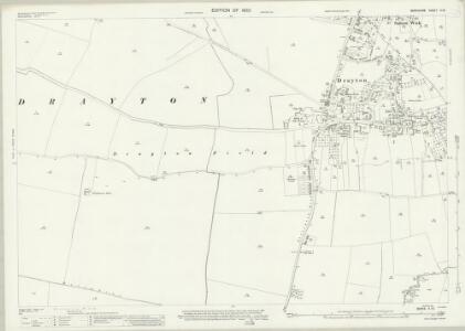 Berkshire X.13 (includes: Drayton; Milton; Steventon; Sutton Courtenay) - 25 Inch Map