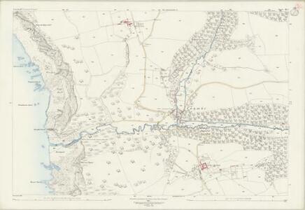 Cornwall III.3 (includes: Kilkhampton; Morwenstow) - 25 Inch Map
