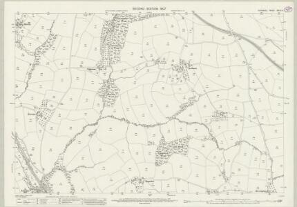 Cornwall XXXVI.14 (includes: Liskeard; Menheniot) - 25 Inch Map