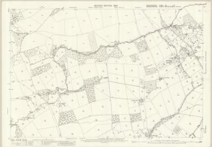 Herefordshire XIII.11 & 7 (includes: Bockleton; Hampton Charles; Hatfield; Kyre; Pudlestone; Thornbury) - 25 Inch Map