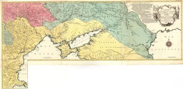 Carte Geographique representant le Théatre de la Guerre entre les Russes les Turcs, et les Polonois Confédérés