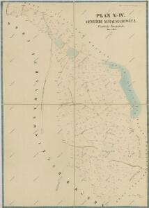 Mapa činžovních pozemků V. sekce třeboňského velkostatku pro obce Cep, Hrdlořezy, Kramolín, Šalmanovice 1