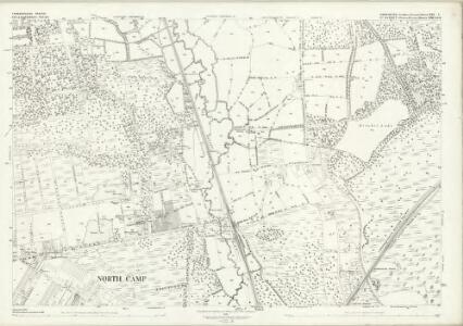 Hampshire and Isle of Wight XXI.2 (includes: Ash and Normandy; Farnborough; Frimley) - 25 Inch Map