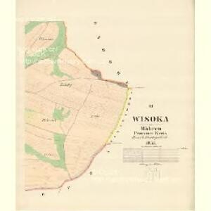 Wisoka - m3512-1-003 - Kaiserpflichtexemplar der Landkarten des stabilen Katasters