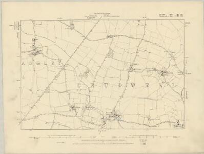 Warwickshire LIV.NE - OS Six-Inch Map