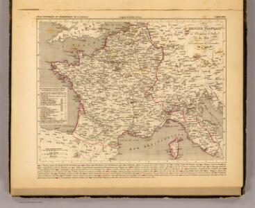 Empire Francais et Royaume d'Italie en 1809.