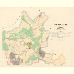 Pietschnau - c5751-1-001 - Kaiserpflichtexemplar der Landkarten des stabilen Katasters