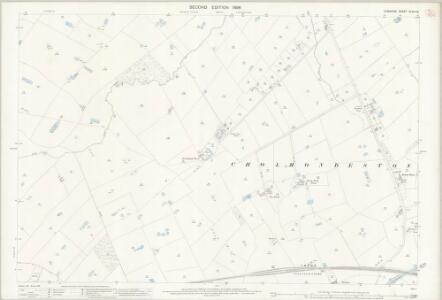 Cheshire XLVIII.16 (includes: Calveley; Cholmondeston; Wardle) - 25 Inch Map