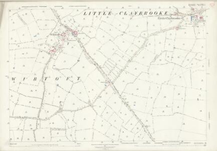 Leicestershire XLVIII.6 (includes: Bittesby; Claybrooke Parva; Ullesthorpe; Wibtoft) - 25 Inch Map