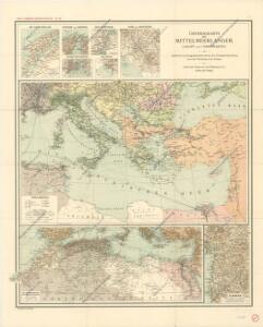 Generalkarte der Mittelmeerländer