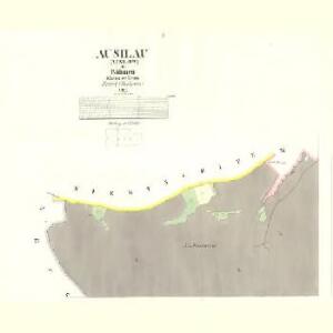 Ausilau (Auslow) - c8266-1-001 - Kaiserpflichtexemplar der Landkarten des stabilen Katasters