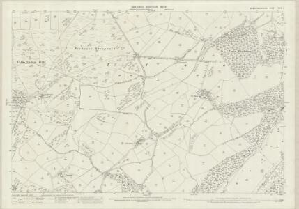 Montgomeryshire XXXVI.1 (includes: Aberhafesb; Tregynon) - 25 Inch Map