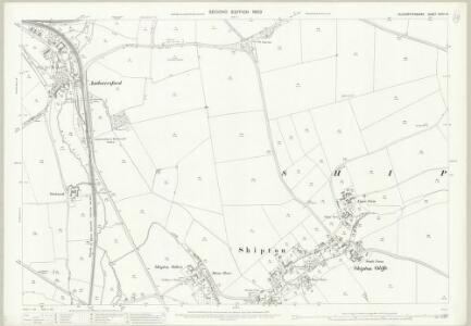 Gloucestershire XXVII.15 (includes: Dowdeswell; Shipton; Whittington; Withington) - 25 Inch Map