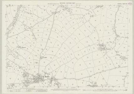Cornwall XXVI.1 (includes: St Kew; St Mabyn; St Tudy) - 25 Inch Map