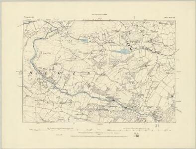 Montgomeryshire XXXVIII.NE - OS Six-Inch Map