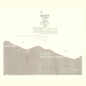 Wiesen (Wissnow) - c8643-1-002 - Kaiserpflichtexemplar der Landkarten des stabilen Katasters