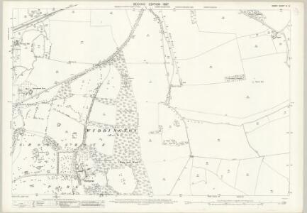 Essex (1st Ed/Rev 1862-96) IX.9 (includes: Debden; Newport; Saffron Walden; Widdington) - 25 Inch Map